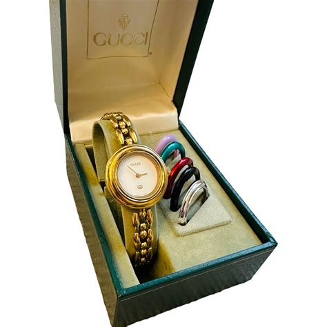 gucci 1100 series watch|gucci change bezel watch.